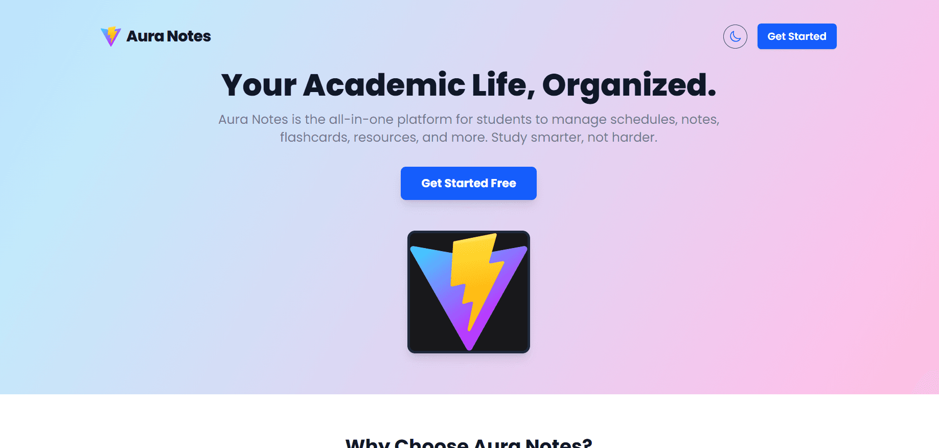 Preview of Aura Notes: AI Student Planner (PERN Stack)