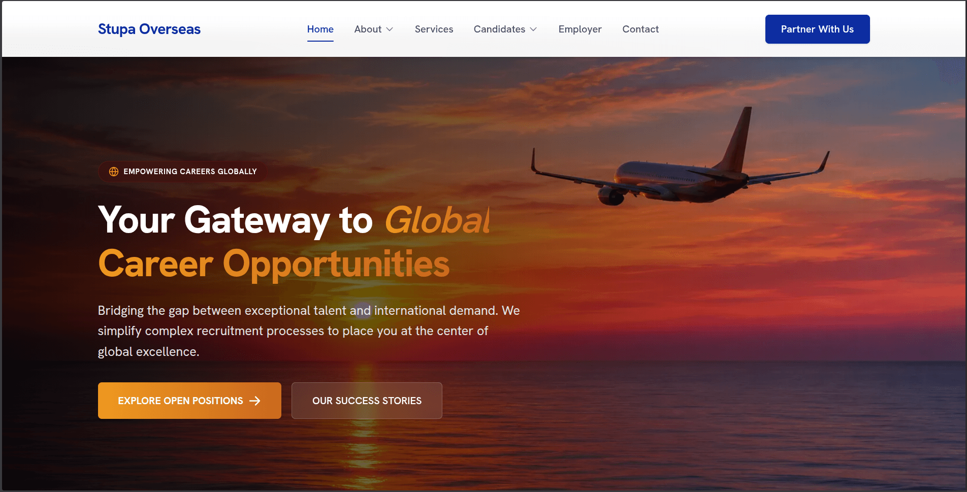 Stupa Overseas: Manpower Recruitment Portal — case study